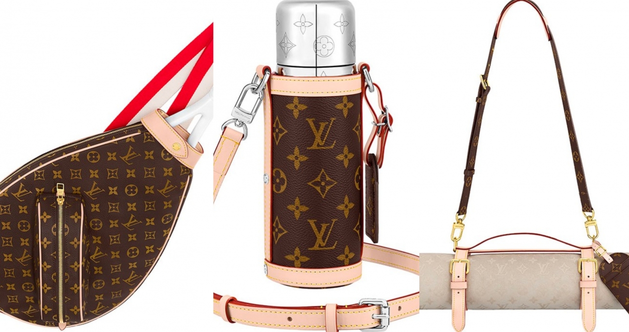 Louis Vuitton ra mắt túi vợt, thảm Yoga và bình nước giá từ 47 triệu