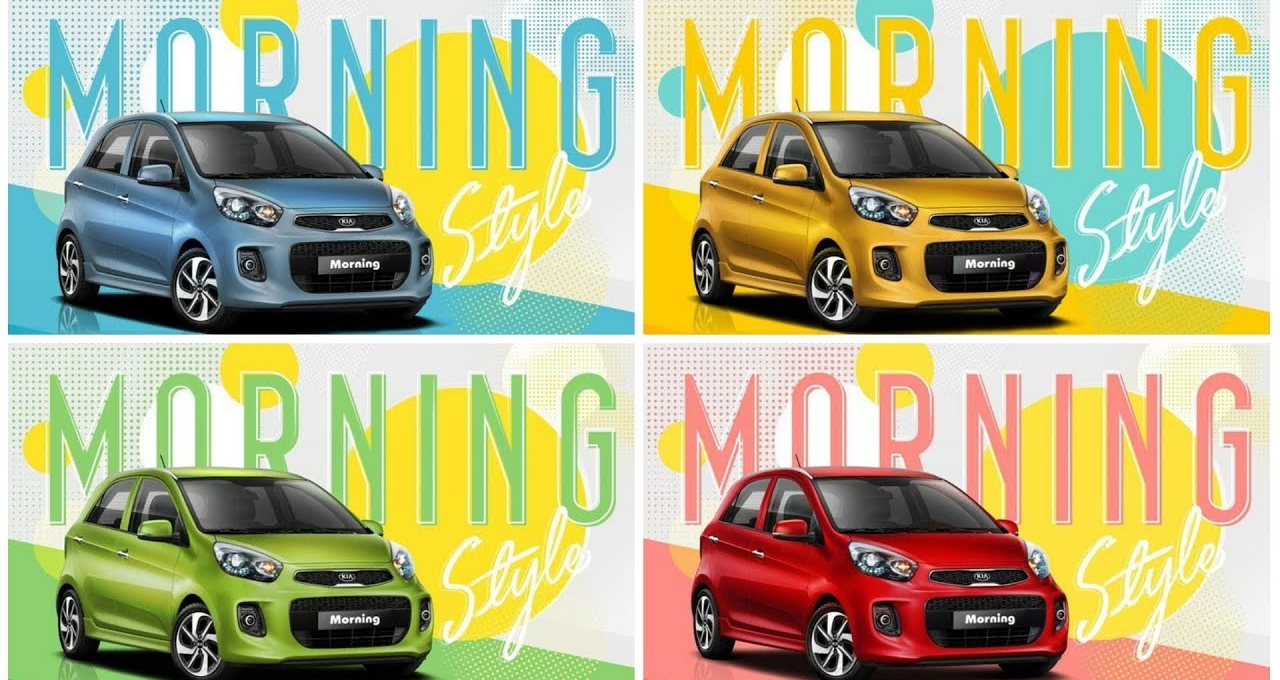 Kia Morning ra mắt bộ sưu tập màu xe mới 2020 cực phong cách