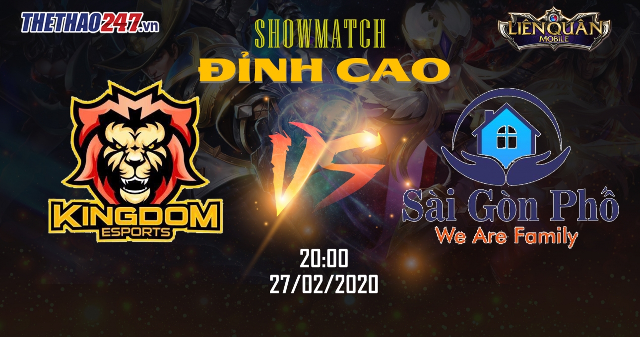 Sài Gòn Phố vs KingDom Esports: Đại chiến Liên Quân Mobile