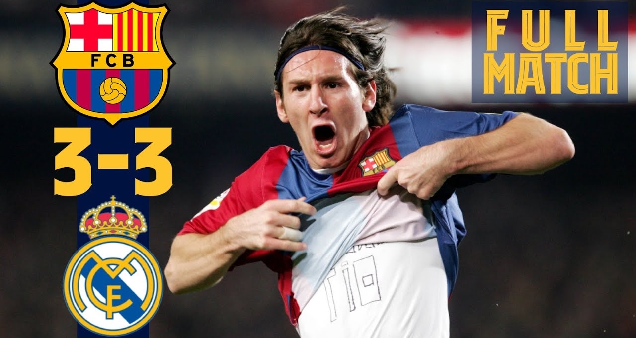 VIDEO: Messi lập hattrick khiến Real phải chia điểm cùng Barca
