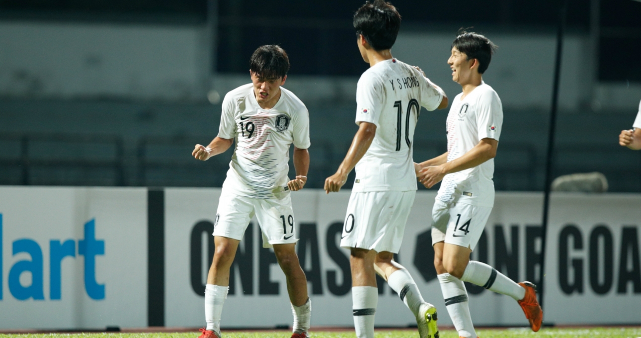 Dễ dàng đánh bại Thái Lan, U16 Hàn Quốc giành vé tới Bahrain