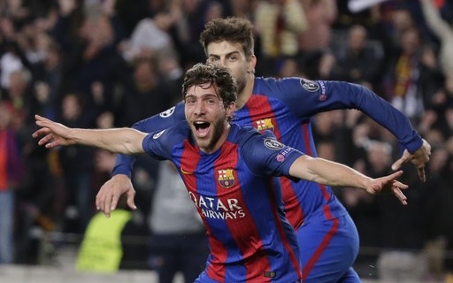 Sergio Roberto ‘vô thức’ khi ghi bàn thắng vàng cho Barca
