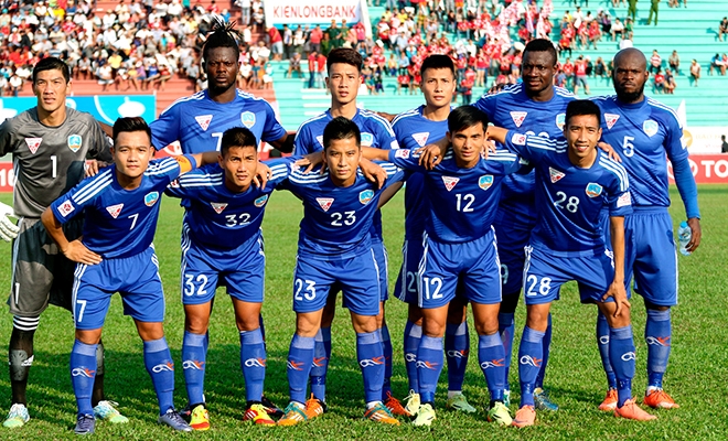 Quảng Nam vươn lên bằng điểm với đội đầu bảng FLC Thanh Hóa