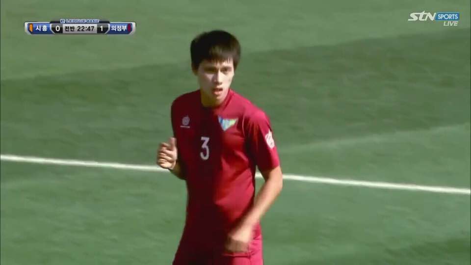 Anh Tài đá trọn 90 phút trong trận thăng hạng của Uijeongbu 
