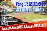 Lịch thi đấu vòng 1/8, tứ kết Asiad - Lịch thi đấu U23 Việt Nam
