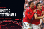 Highlights: Man Utd 2-1 Tottenham (Bán kết FA Cup)