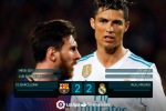 Highlights: Barcelona 2-2 Real Madrid (Vòng 36 La Liga)