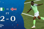 Highlights: Nigeria 2-0 Iceland (Bảng D World Cup 2018)