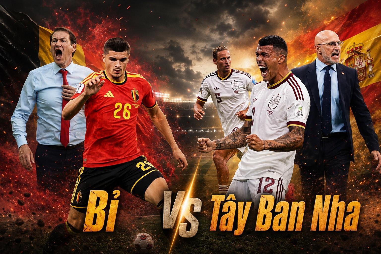 Bỉ dùng 'máy chạy Tây Ban Nha' đối đầu chính Tây Ban Nha
