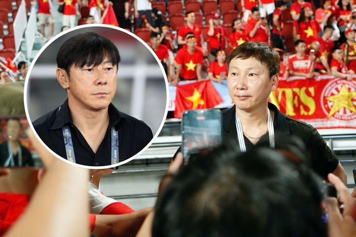 CĐV Indonesia thốt lên 1 điều về HLV Kim Sang Sik và Shin Tae Yong