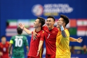 Thua đáng tiếc, Việt Nam vào tứ kết giải futsal châu Á với ngôi nhì bảng