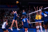 Trực tiếp bóng chuyền nữ Ý 1-1 Brazil: Egonu tỏa sáng