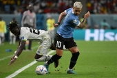 Trực tiếp Uruguay 2-0 Ghana: Diễn biến không thể tin nổi