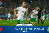 Video bàn thắng: Italia 0-1 Ireland (Vòng bảng Euro 2016)