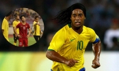 Đối thủ ĐTVN bất ngờ 'nhận quà' từ Ronaldinho