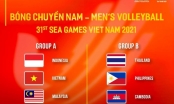 Kết quả chia bảng bóng chuyền SEA Games: ĐTVN 'chắc vé' vào VCK