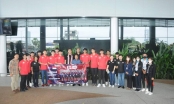 Đội bóng chuyền nam Singapore 'bất ngờ xuất hiện' trên đất Campuchia