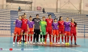 ĐT nữ Futsal Việt Nam thua 3 bàn trong 7 phút trước SEA Games 31