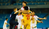 Trung vệ U23 Việt Nam bị đau sau trận đấu với Hà Nội FC