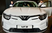 TRỰC TIẾP: VinFast bàn giao lô xe điện VF 8 đến khách hàng Việt