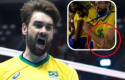 
                Sao bóng chuyền Brazil gây sốc khi chĩa ngón tay thối vào máy quay
            