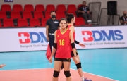 Video: Cây hài bóng chuyền Như Quỳnh khiêu vũ với khán giả tại AVC Cup 2022