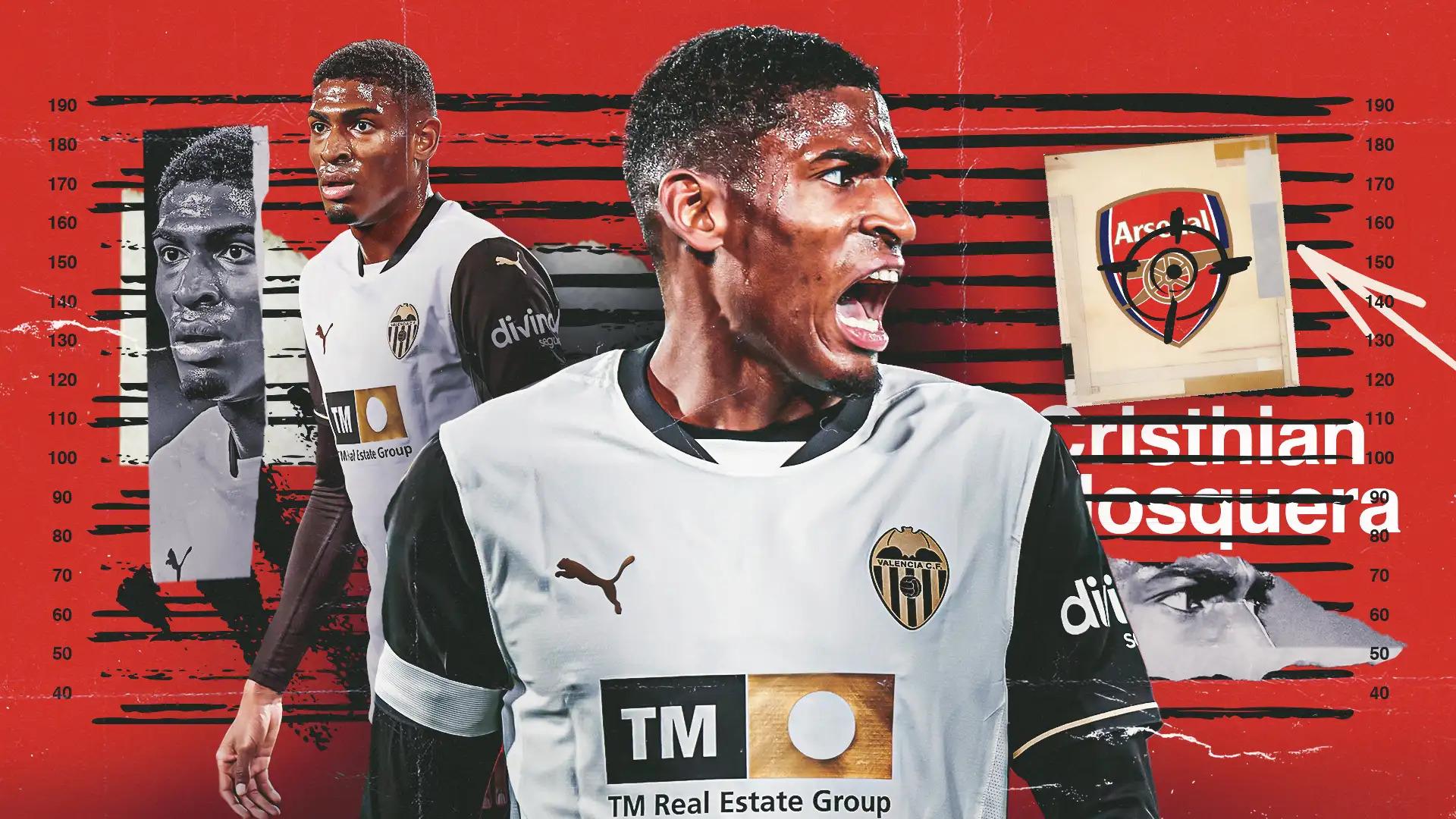 Cristhian Mosquera: Tân binh đầy hứa hẹn của Arsenal