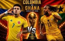 Link xem trực tiếp Colombia vs Ghana hôm nay 4/7 trên VTV - World Cup 2026