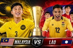 Trực tiếp Malaysia 0-0 Lào: Malaysia ép sân dữ dội