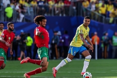 Trực tiếp bóng đá Brazil 1-1 Morocco: Thế trận bế tắc