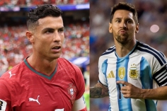 Vừa ghi 2 bàn, Ronaldo có động thái ngỡ ngàng với Messi tại World Cup