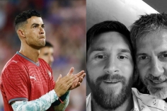 Ronaldo lên tiếng về sự ra đi của bố Messi