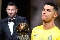 CĐV đồng loạt réo tên Ronaldo khi Messi được đề của Quả bóng Vàng 2026