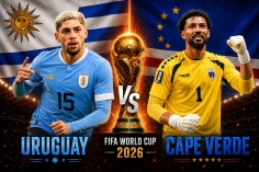 Trực tiếp bóng đá Uruguay vs Cape Verde, 5h00 hôm nay 22/6