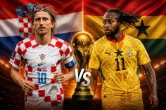 Trực tiếp bóng đá Croatia vs Ghana: Modric quyết đấu Semenyo