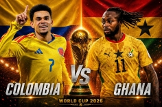 Trực tiếp bóng đá Colombia vs Ghana: Đã có đội hình