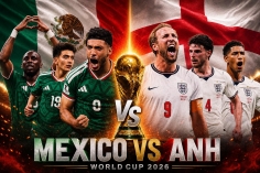Trực tiếp bóng đá Mexico vs Anh: Đã có đội hình