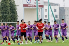 U23 Việt Nam đầy đủ quân số, tập chiến thuật kín trước ngày đấu U20 Hàn Quốc