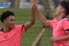 Trực tiếp U16 PVF 0-1 U16 Barcelona: Bàn thua sớm