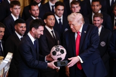 Messi được Tổng thống Donald Trump vinh danh tại Nhà Trắng