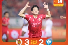 Đình Bắc lập cú đúp, CAHN 99% vô địch V-League