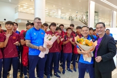 U17 Việt Nam chính thức về nước sau tấm vé World Cup lịch sử