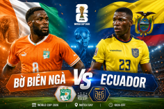 Trực tiếp bóng đá Bờ Biển Ngà vs Ecuador: Đã có đội hình