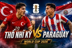 Trực tiếp bóng đá Thổ Nhĩ Kỳ vs Paraguay: Đã có đội hình