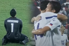 VIDEO: Cầm hòa U23 Việt Nam, cầu thủ U23 Philippines ăn mừng như thể vô địch