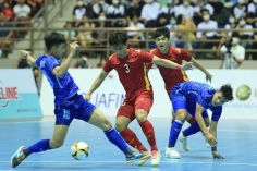 Gục ngã trên sân nhà, futsal Việt Nam đánh rơi tấm HCV SEA Games vào tay Thái Lan