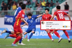 CĐV Thái Lan lớn tiếng: 'U23 Việt Nam ngủ trên sân, may mắn mới hòa được'