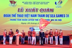 Lễ xuất quân Đoàn Thể thao Việt Nam tham dự SEA Games 31 hứa hẹn mang tới nhiều thành tích nổi bật