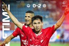 Trực tiếp bóng đá Nam Định 0-2 Viettel: Thế trận an bài!