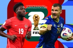 CHÍNH THỨC: Đội hình ra sân Canada vs Bosnia-Herzegovina